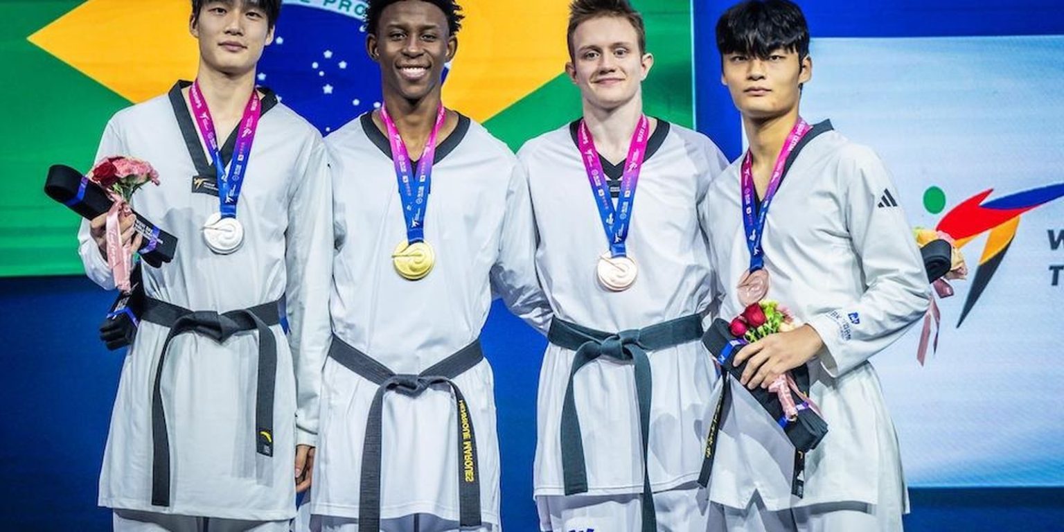 Henrique marques faz história com ouro no mundial de taekwondo