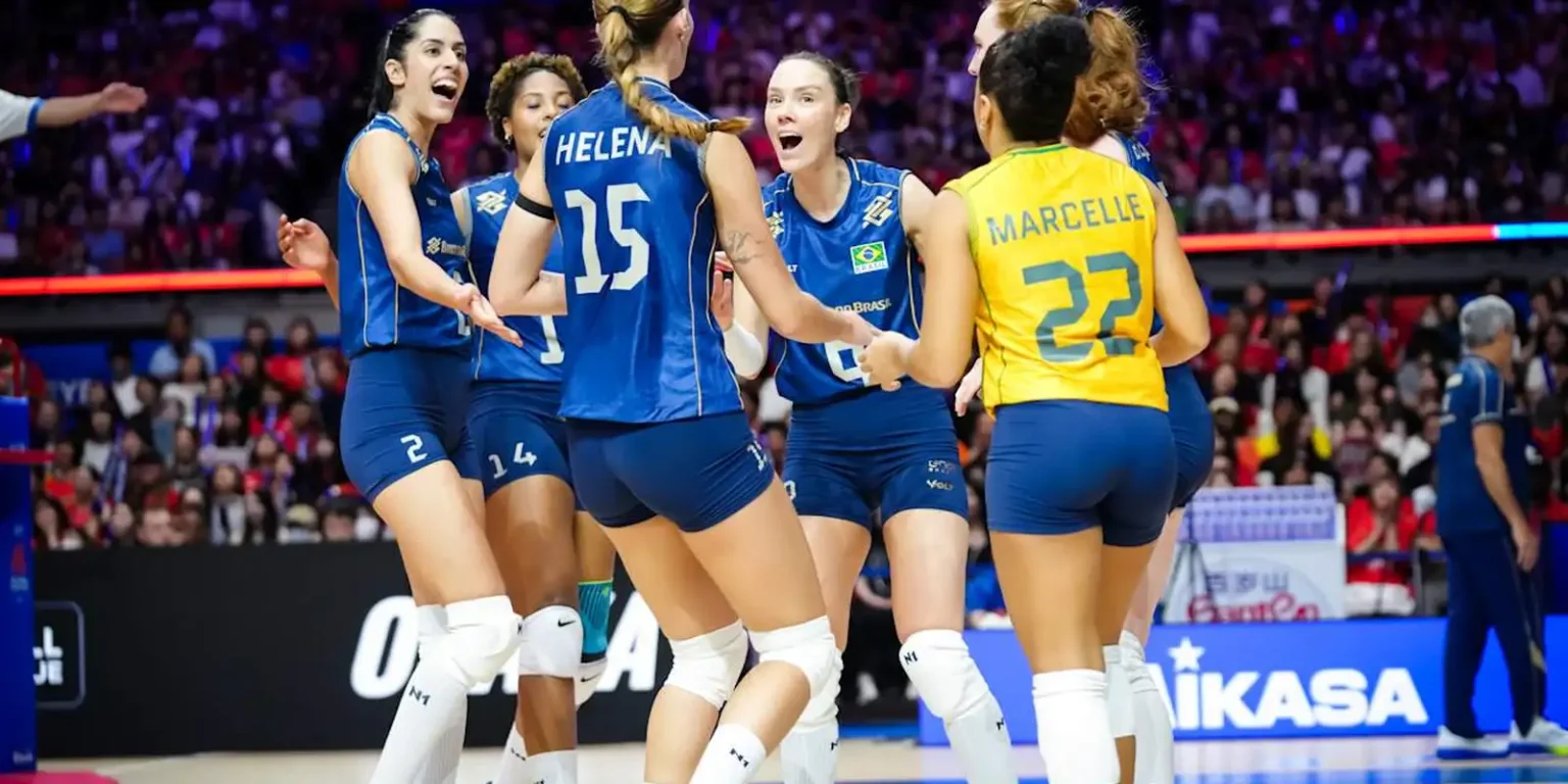 Seleção feminina de vôlei enfrenta Japão nas quartas da Liga das Nações