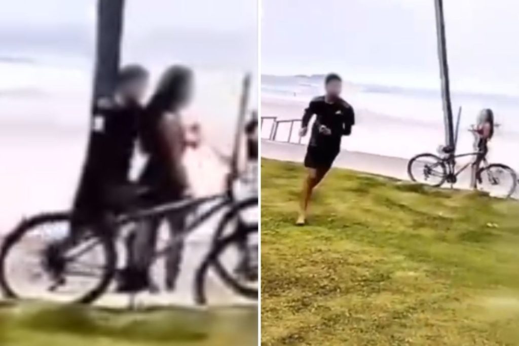 Adolescentes gravam roubo na praia e são apreendidos no Guarujá