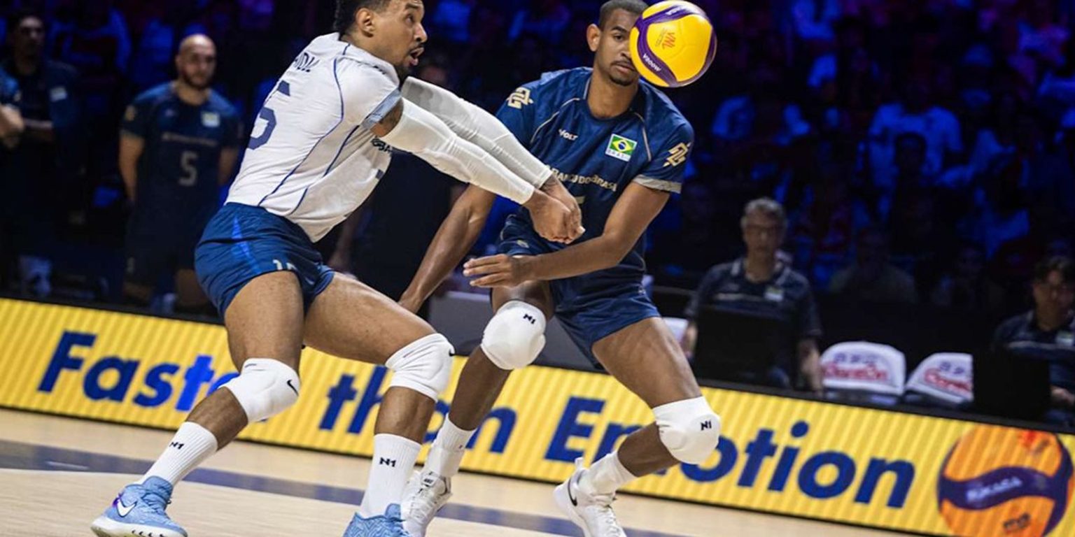 Seleção masculina de vôlei enfrenta risco de eliminação inédita na Liga das