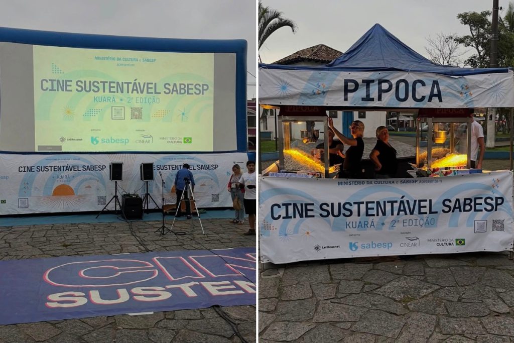 Cinema sustentável gratuito chega ao litoral de SP com programação cultural